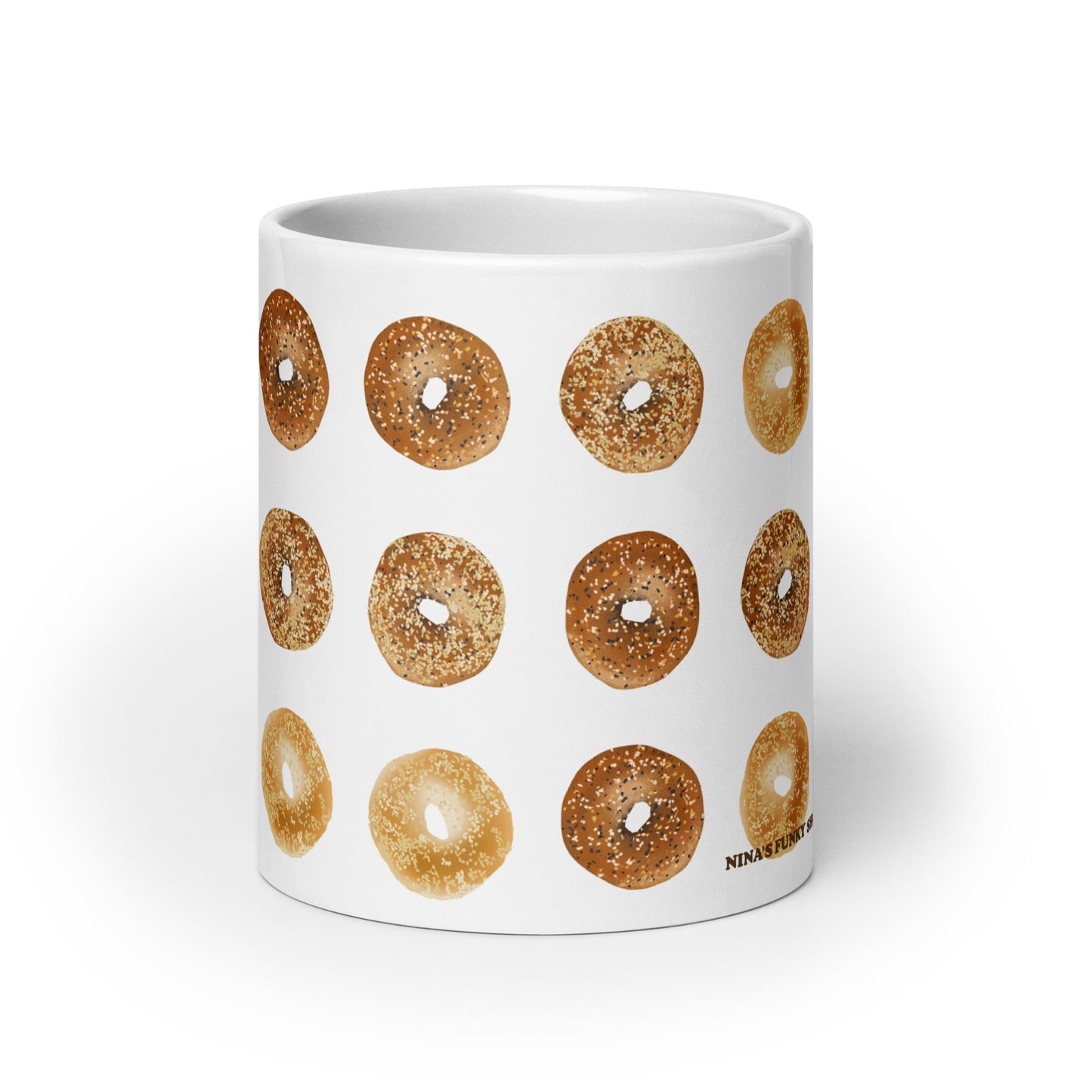 12 Bagels Mug - ninanush