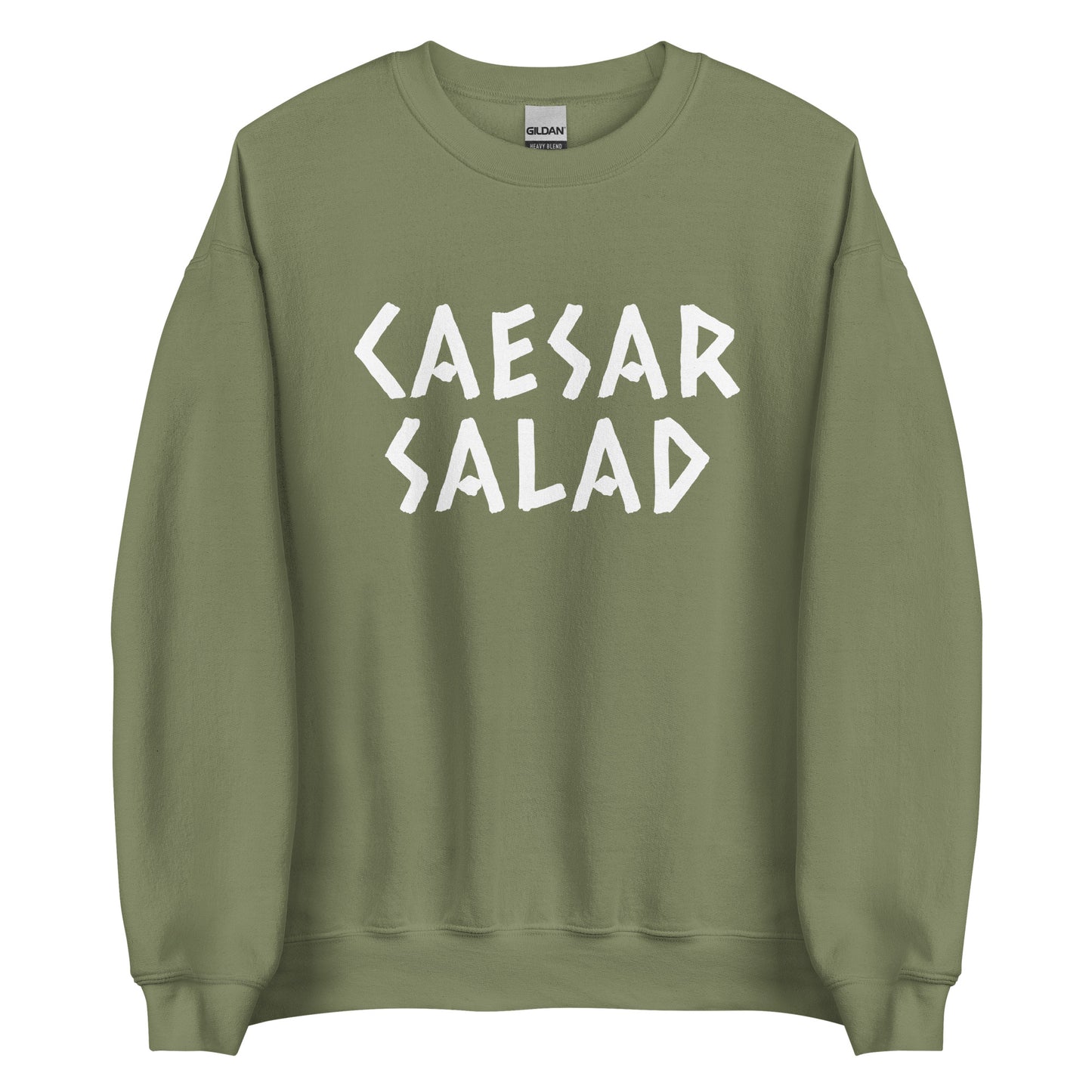 Army Green Classic Caesar Salad Sweatshirt