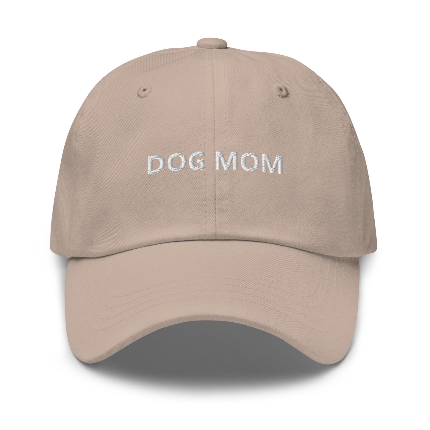 Beige Dog Mom Dad Hat