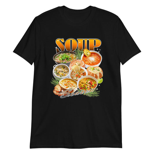 Black 90s Soup Season T-Shirt