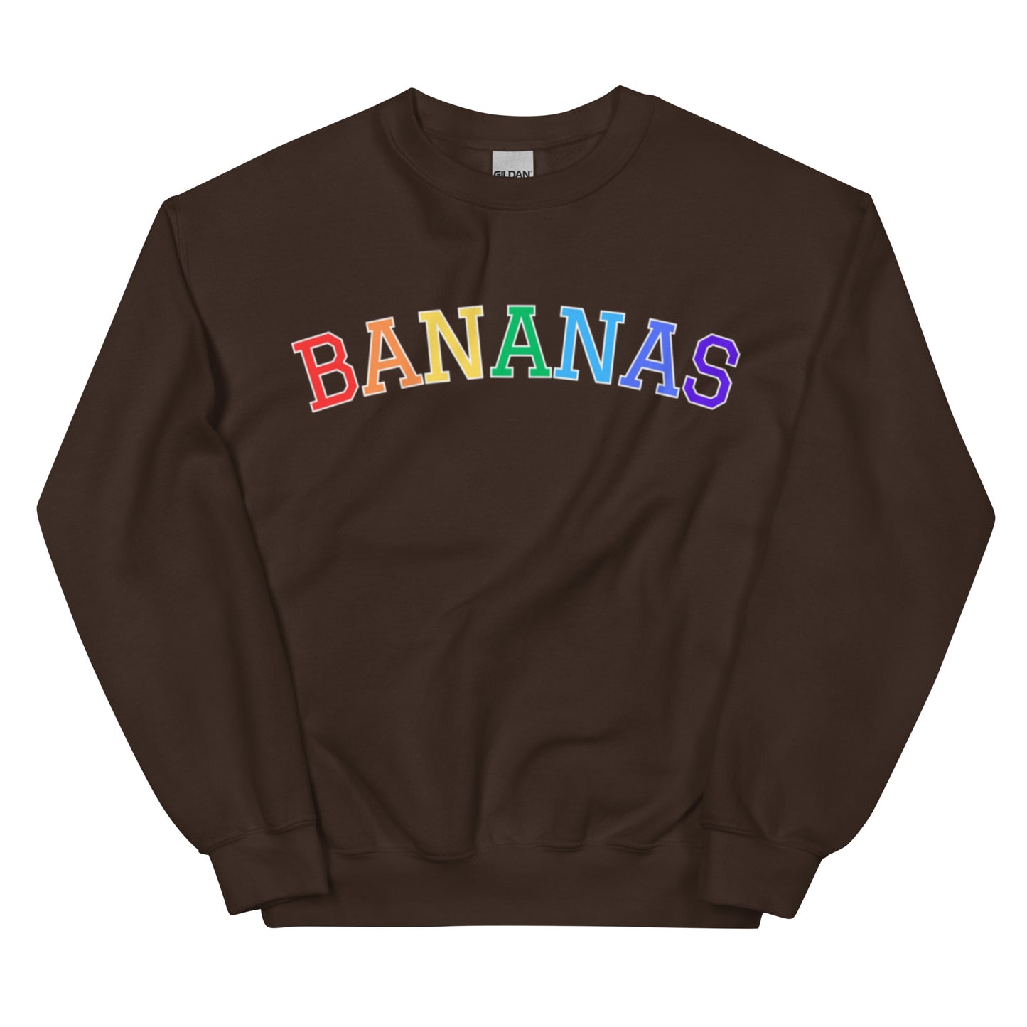 Brown Rainbow Bananas Sweatshirt