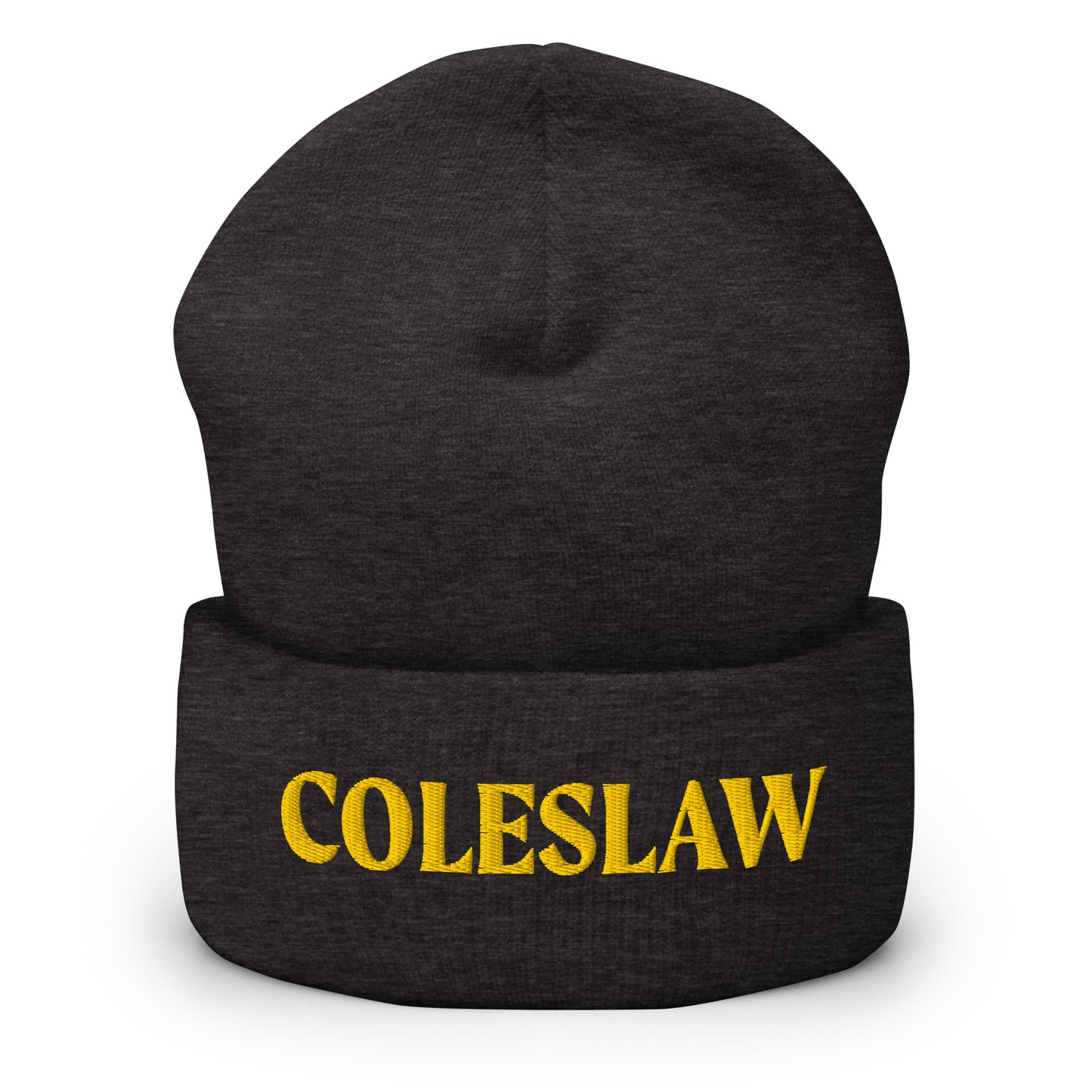 Dark Gray Coleslaw Cuffed Beanie