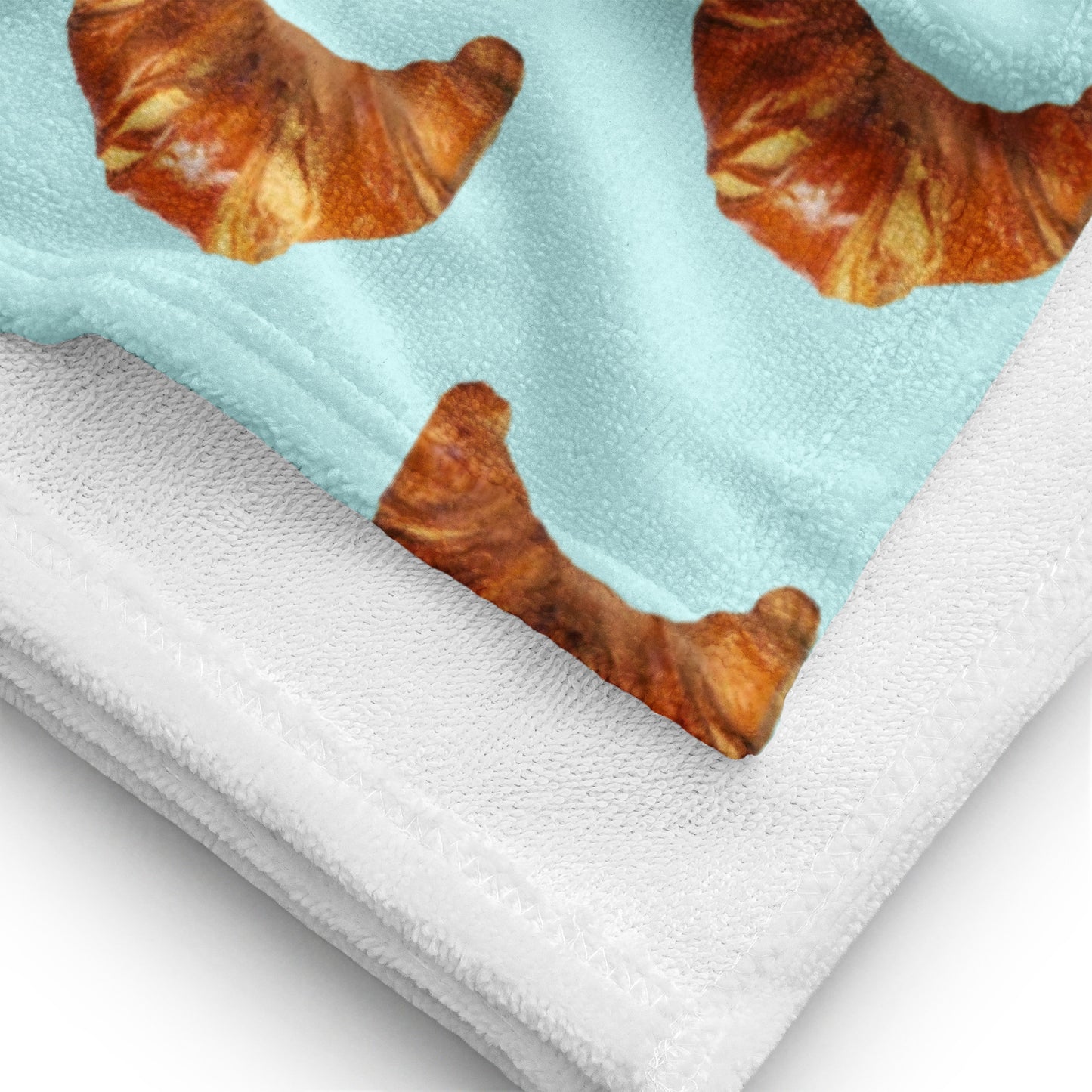 Folded Croissant Towel
