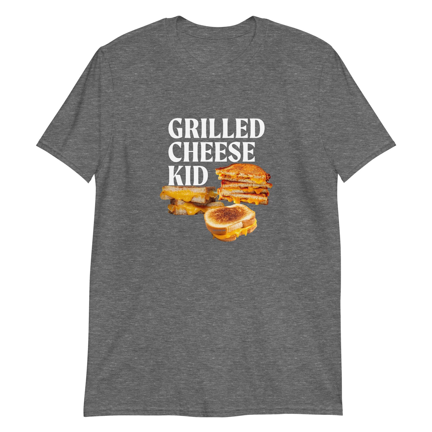 Gray Grilled Cheese Kid T-Shirt