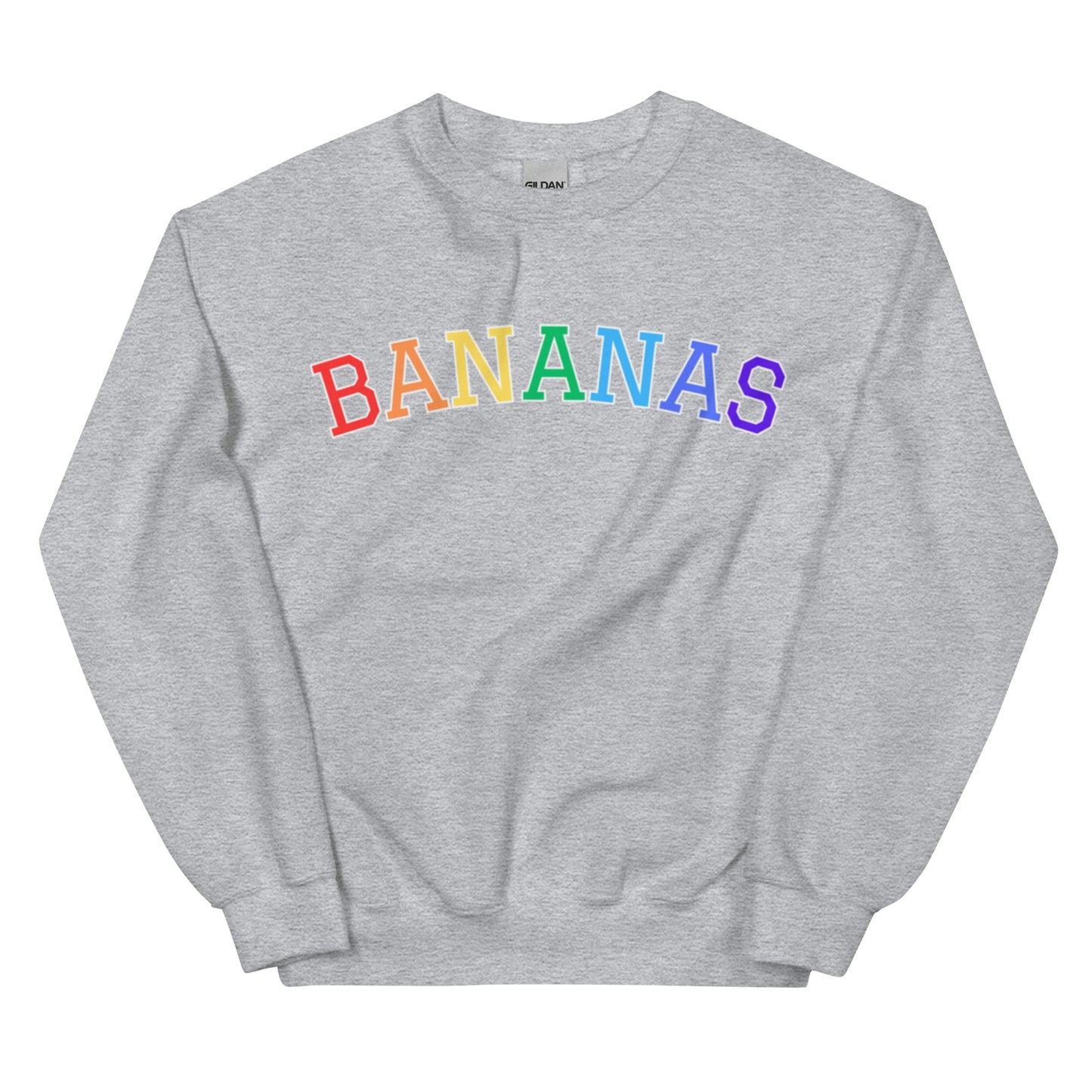 Gray Rainbow Bananas Sweatshirt