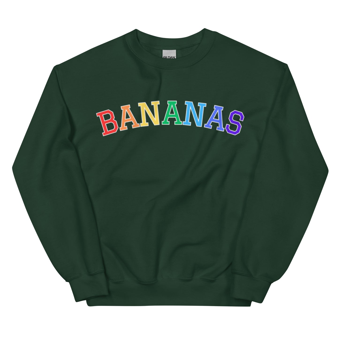 Green Rainbow Bananas Sweatshirt