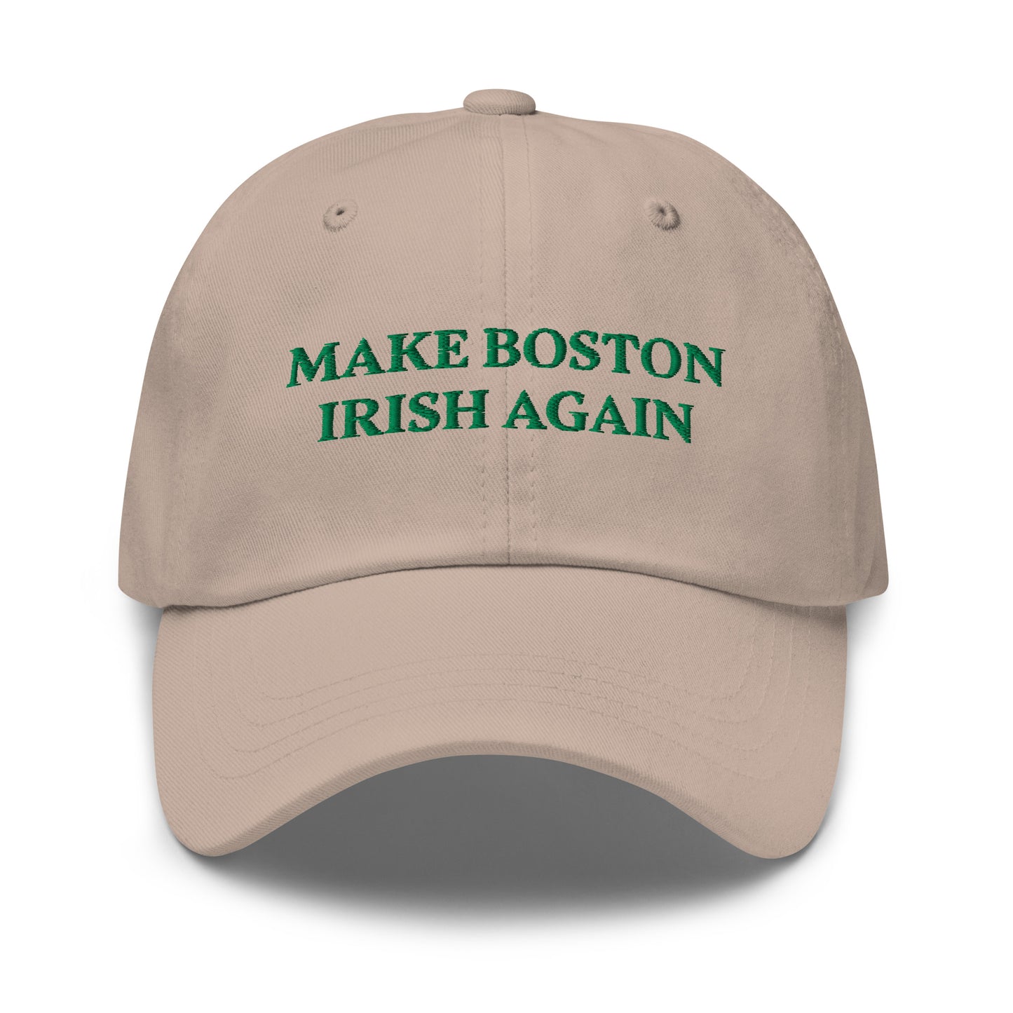 Khaki Make Boston Irish Again Dad Hat