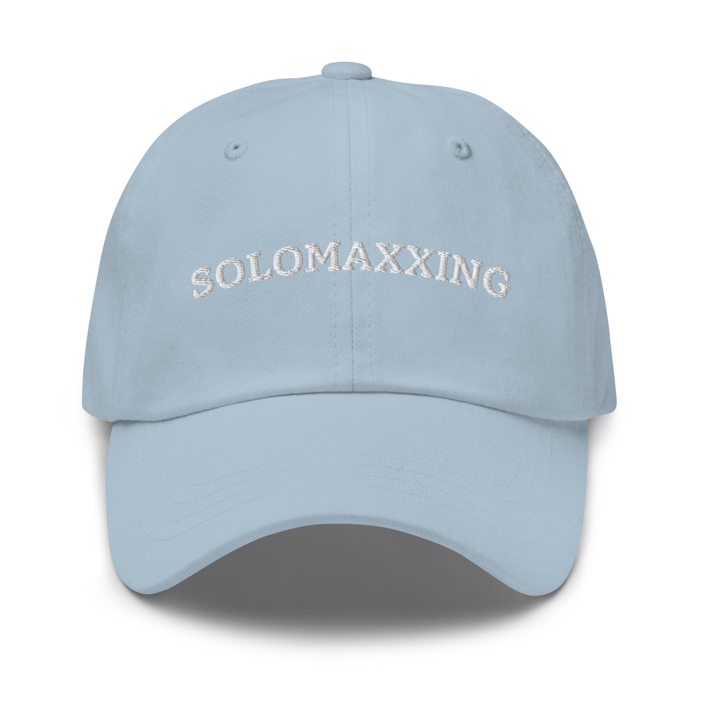 Light Blue Solomaxxing Dad Hat