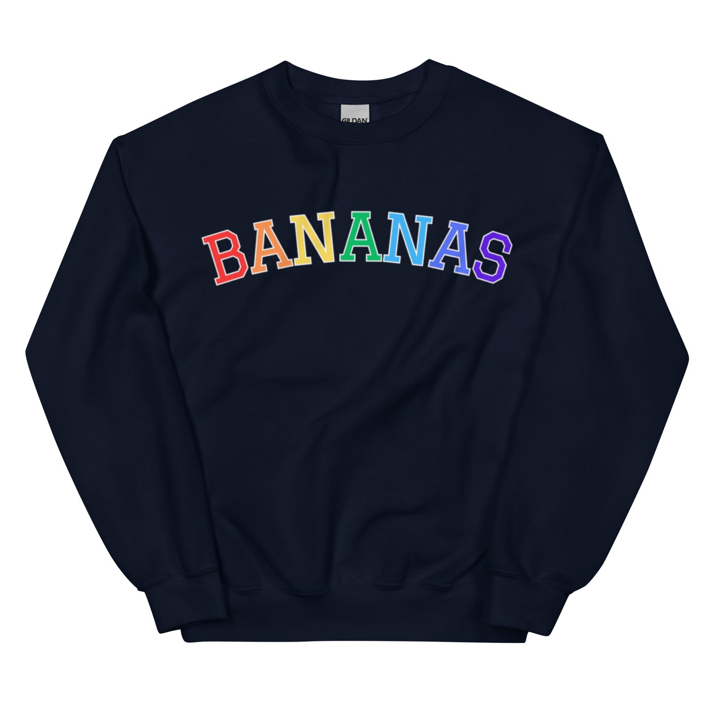 Navy Rainbow Bananas Sweatshirt