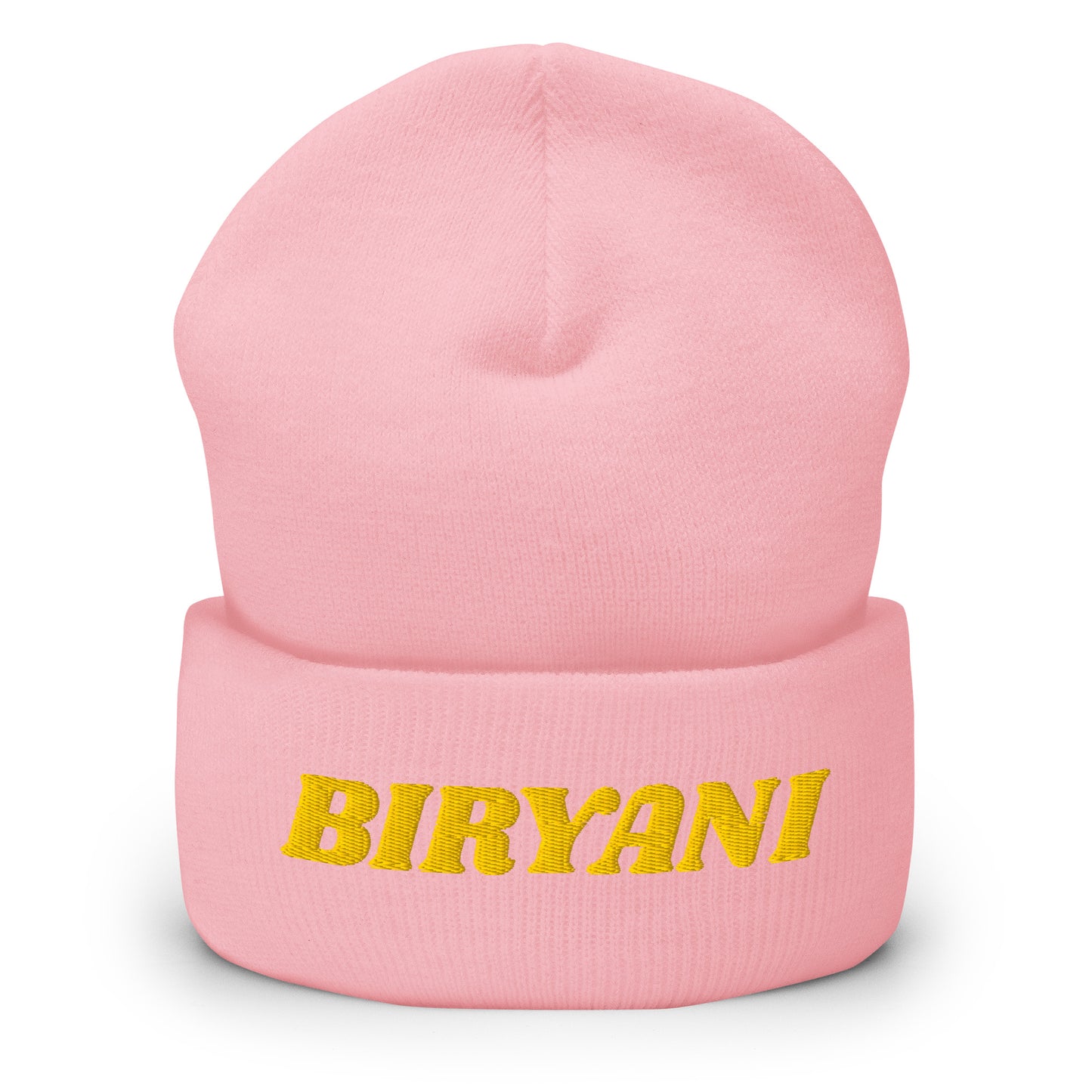 Pink Biryani Cuffed Beanie