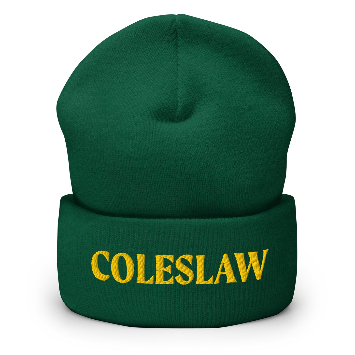 Spruce Green Coleslaw Cuffed Beanie