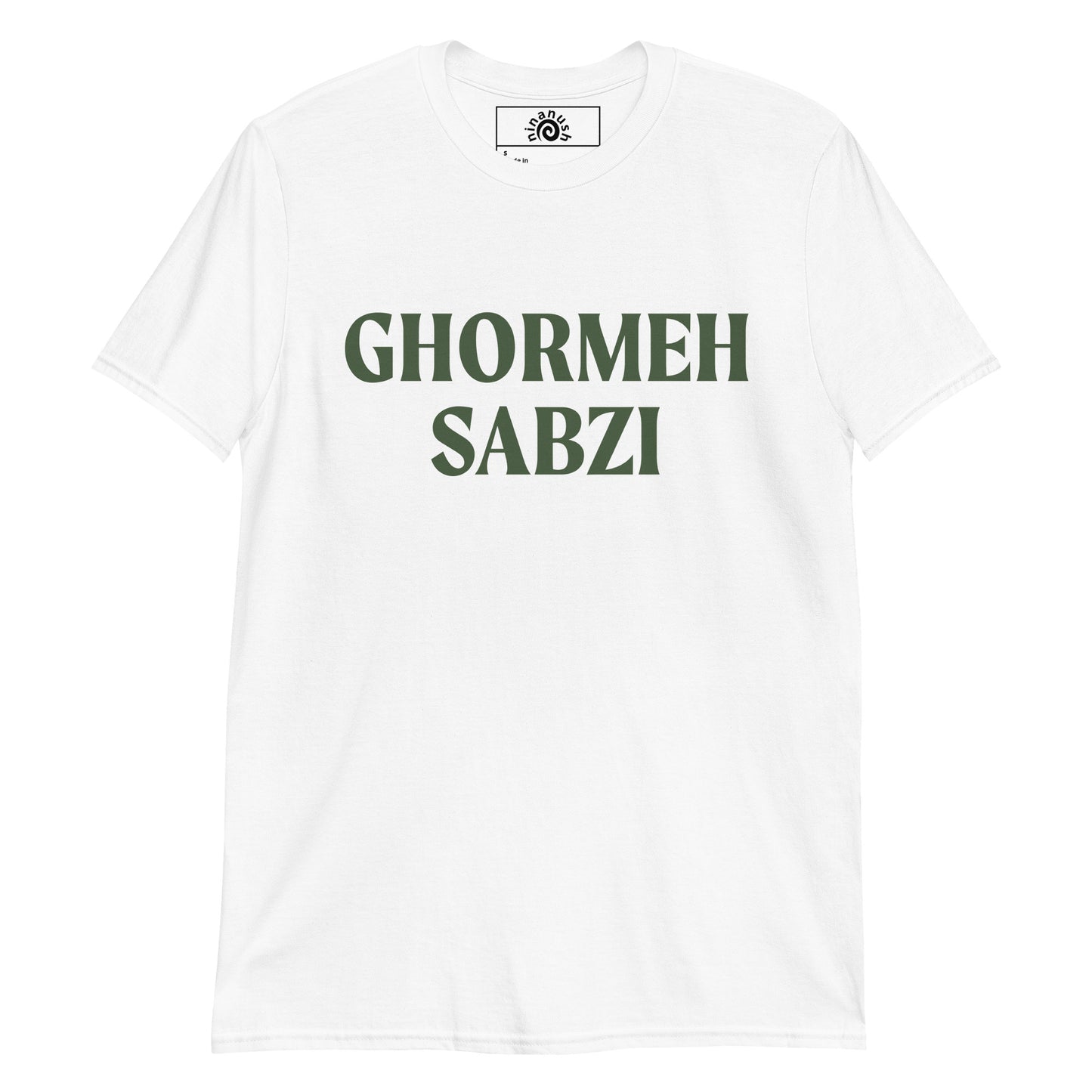 White Ghormeh Sabzi T-shirt
