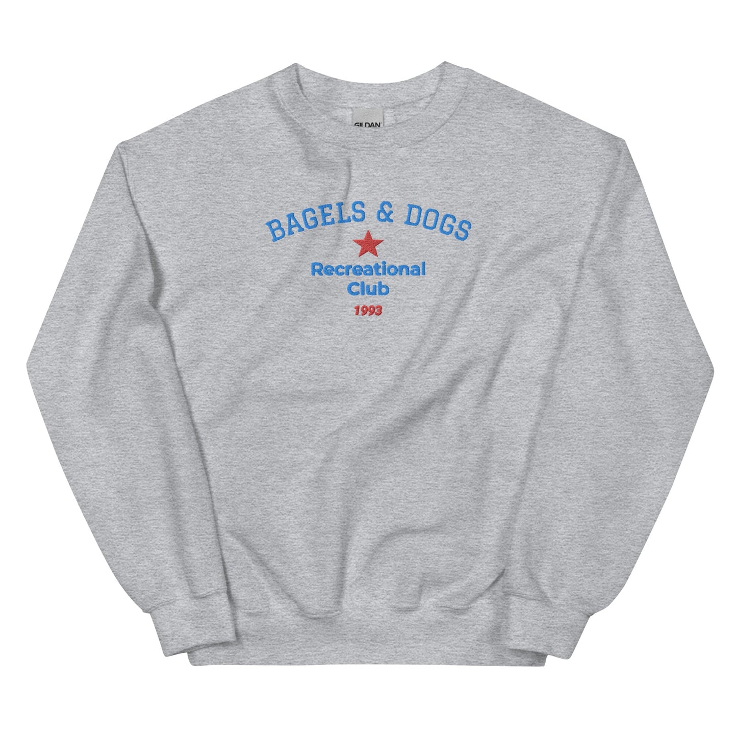 Bagels And Dogs Embroidered Sweatshirt - ninanush