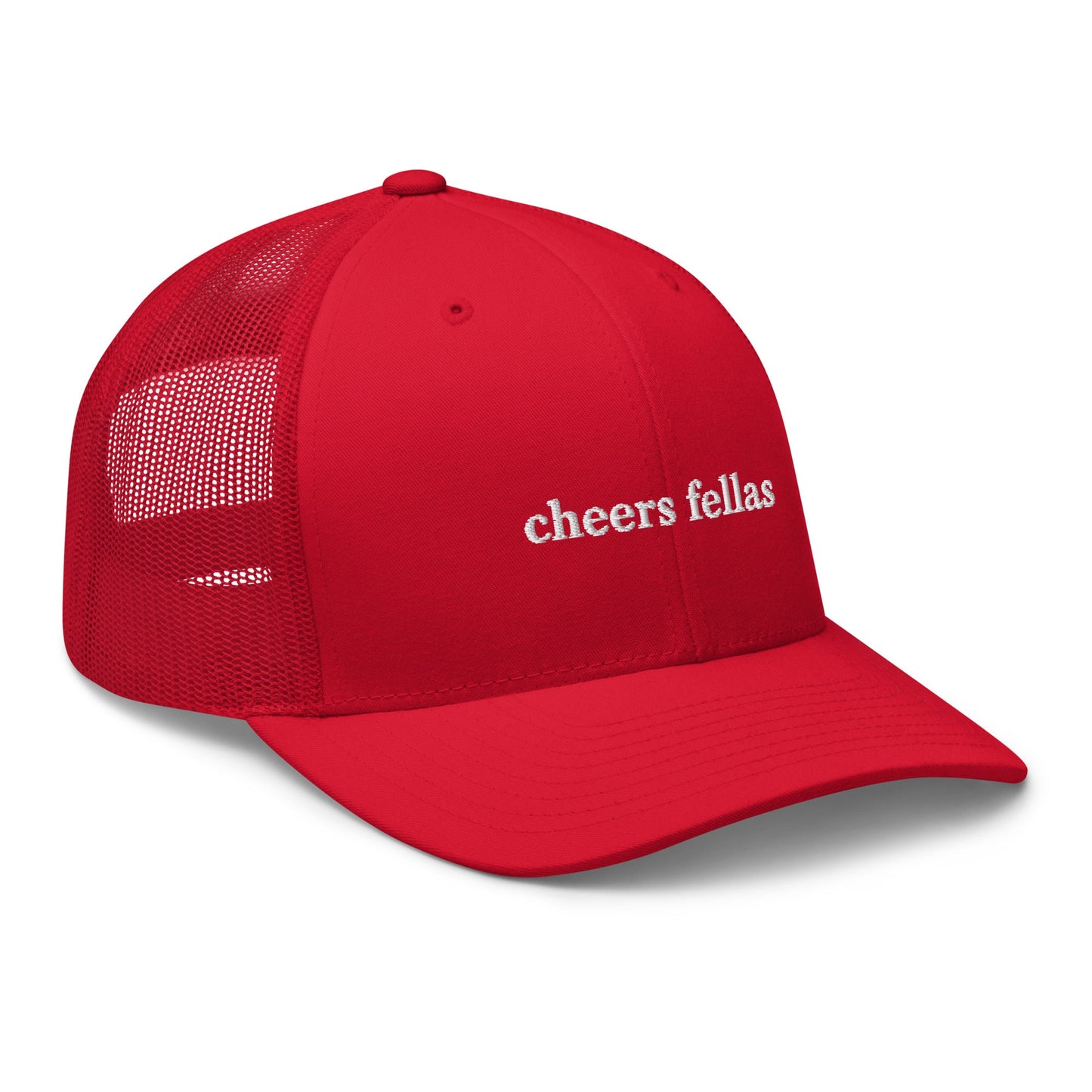 Cheers Fellas Trucker Hat - ninanush