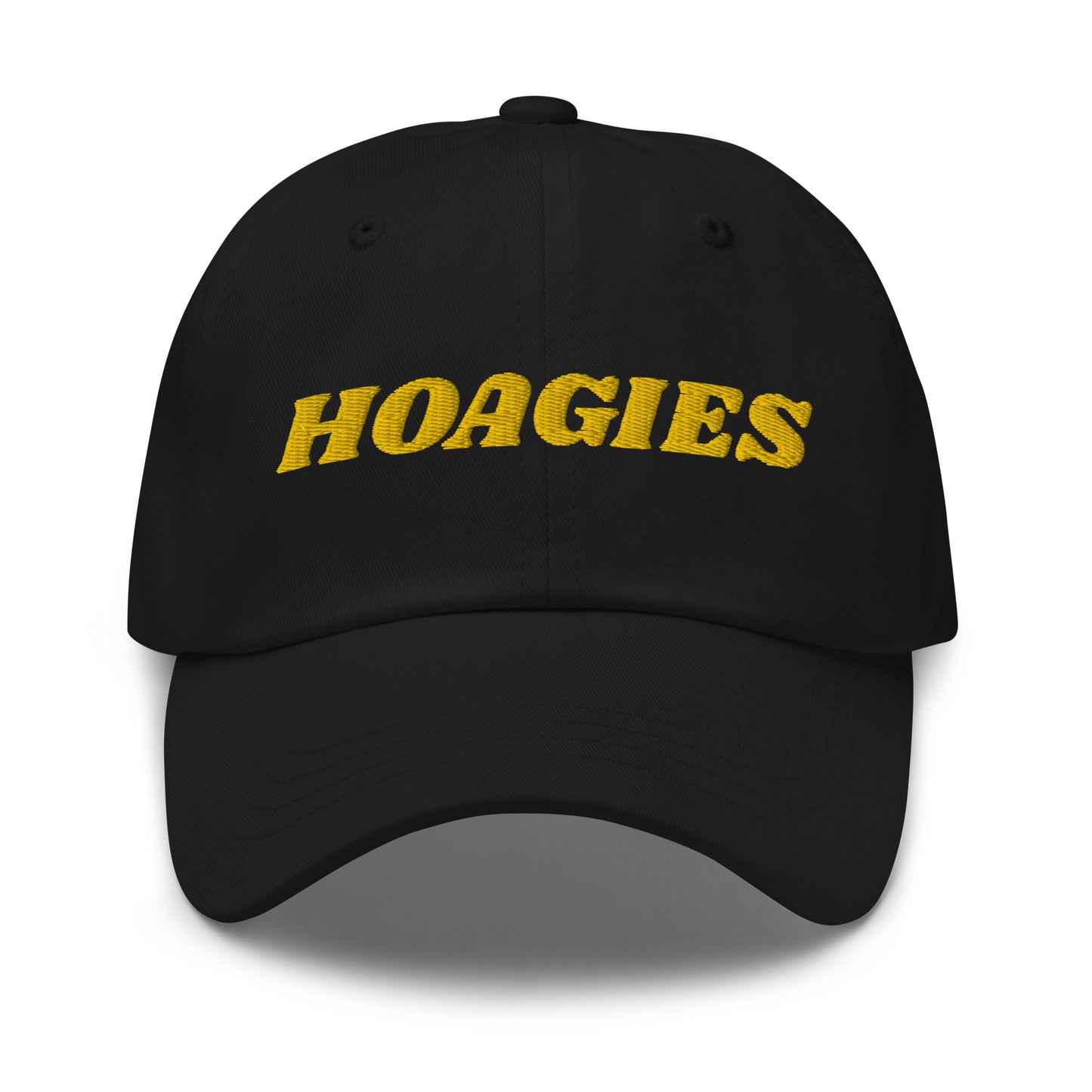 Black Hoagies Hat - Our Hoagies Hat is comfortable, adjustable and comes in a variety of colors, expertly embroidered just for you. It's a funny dad hat for bagels lovers and foodies alike. Perfect for everyday streetwear or a gift for a enthusiast.