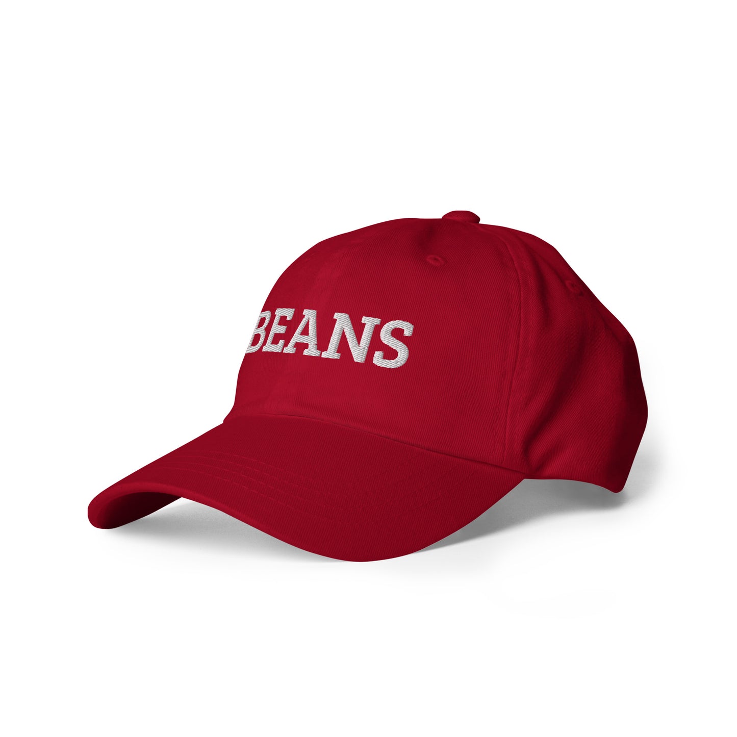 Red Beans Dad Hat from Nina's Funky Shop by ninanush - Love beans? Looking for a funny foodie gift? This dad hat is not just for dads! Our Beans Hat is the best funny foodie hat and just what you need. This classic unisex dad hat has a low profile, adjustable strap, and a curved visor. Eat your favorite beans and add a little personality to your everyday funky style.