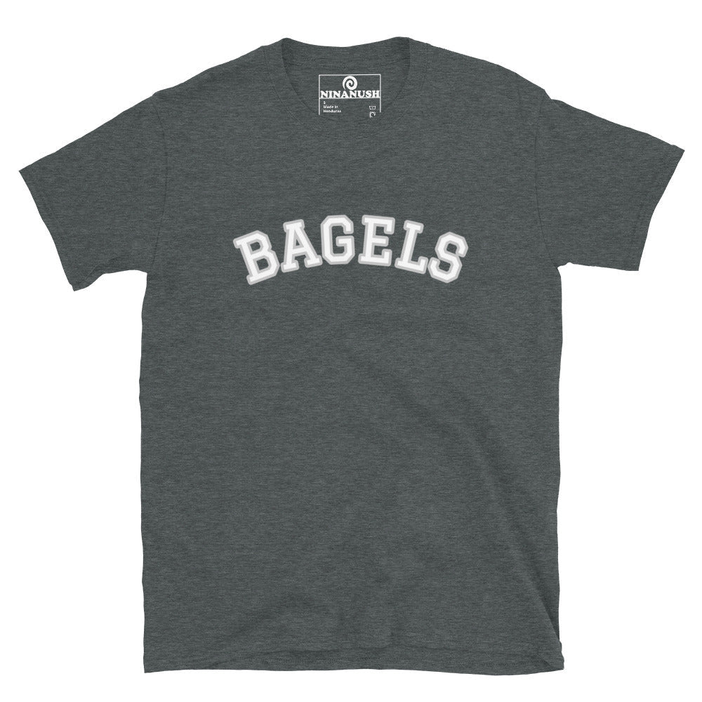 College Style Bagels T-Shirt - ninanush