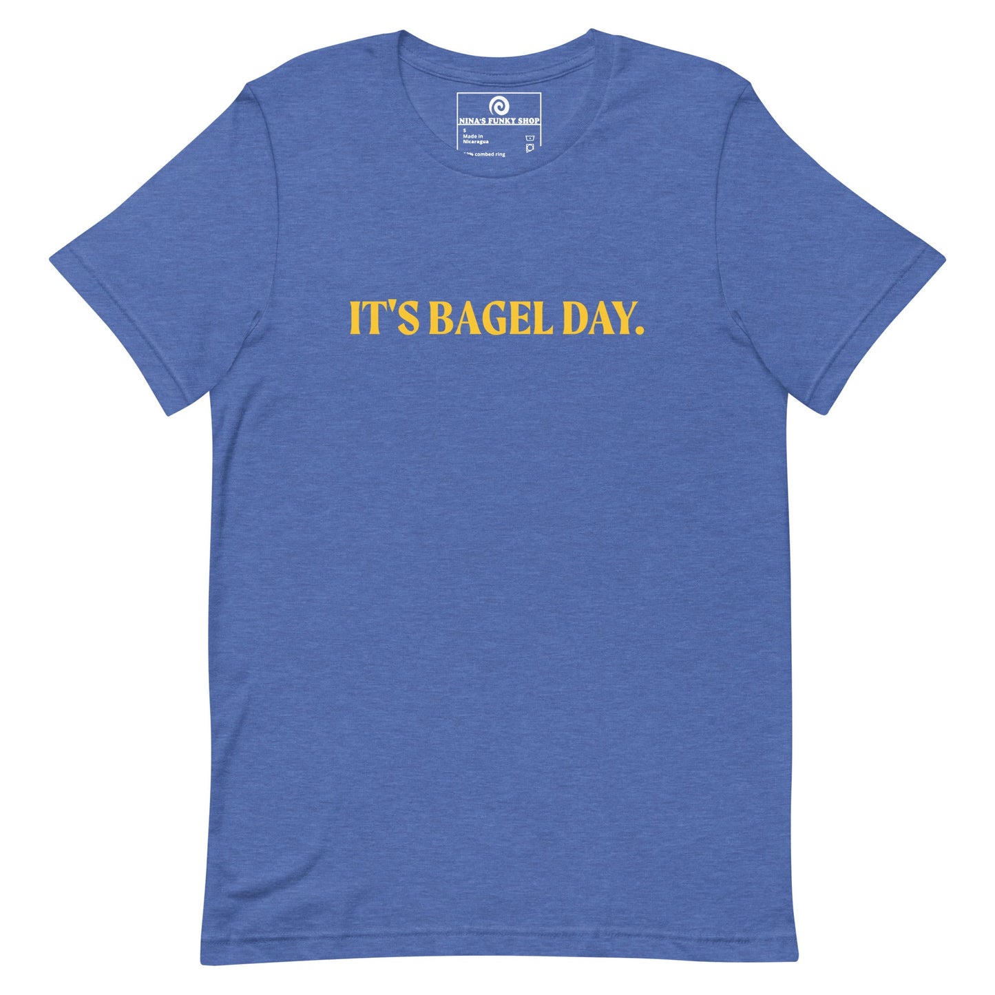 Colorful It's Bagel Day T-Shirt - ninanush