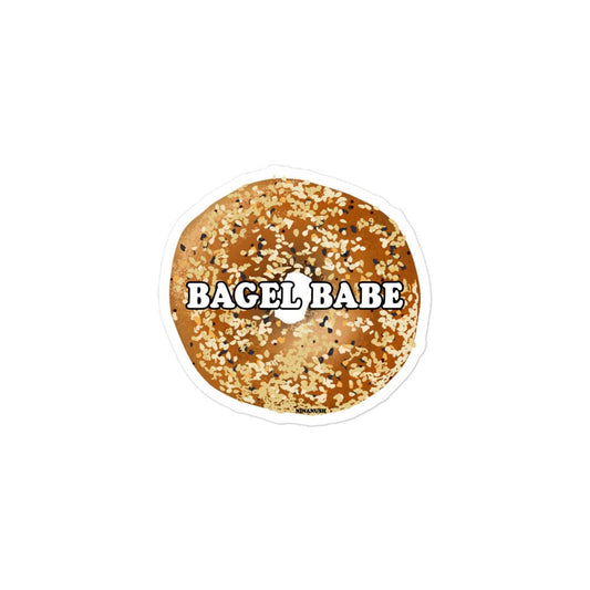 Everything Bagel Babe Sticker - ninanush