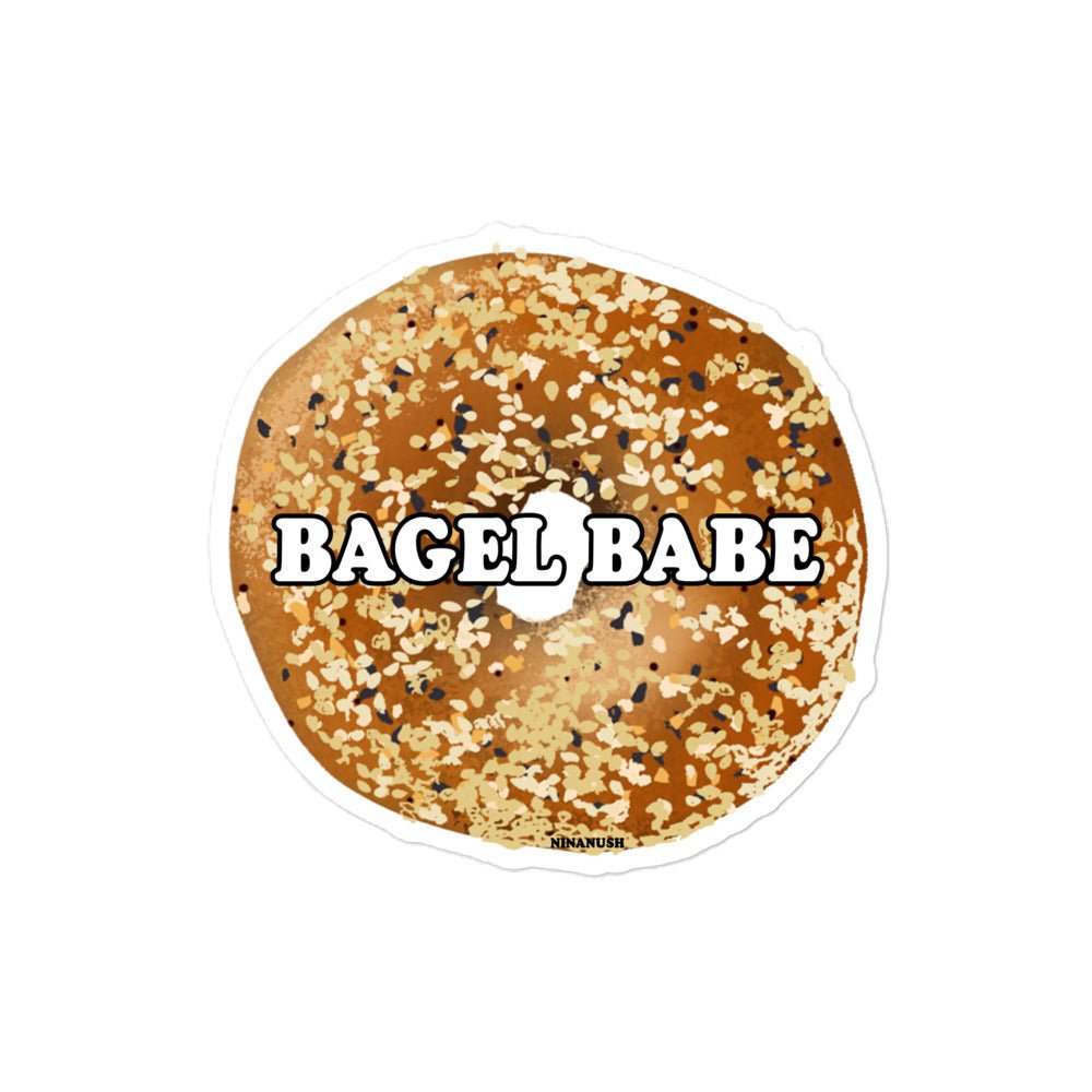 Everything Bagel Babe Sticker - ninanush