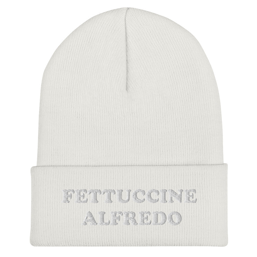 Fettuccine Alfredo Cuffed Beanie - ninanush