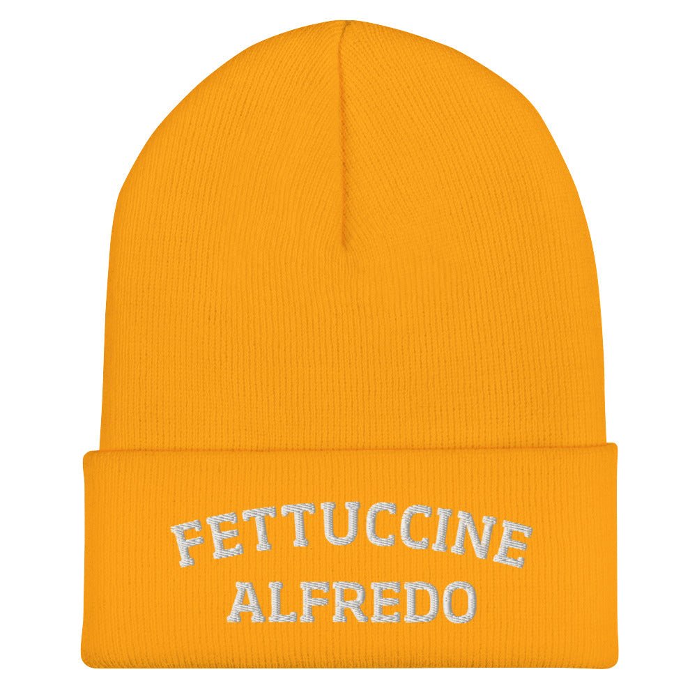 Fettuccine Alfredo Cuffed Beanie Hat - ninanush