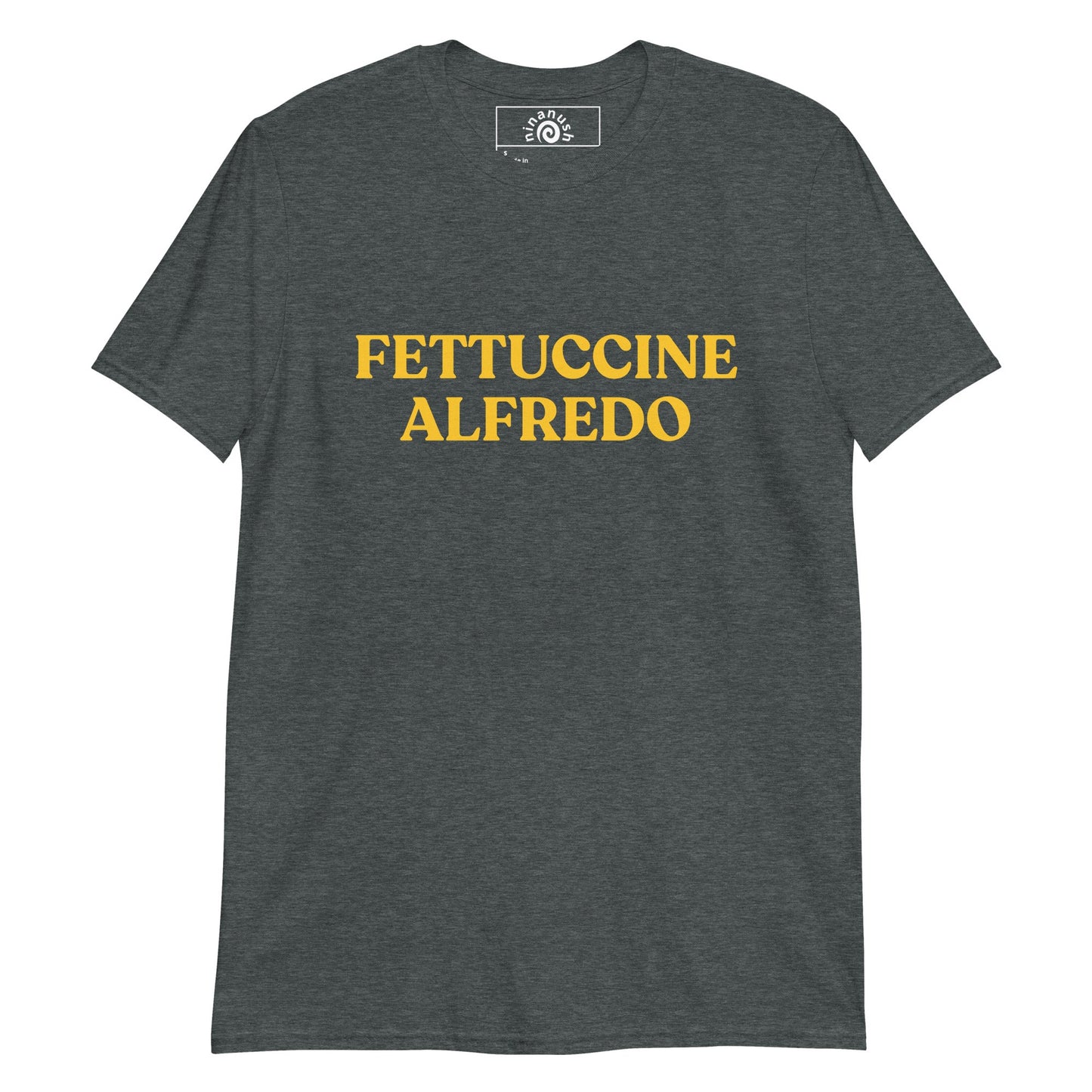 Fettuccine Alfredo T-Shirt Yellow - ninanush