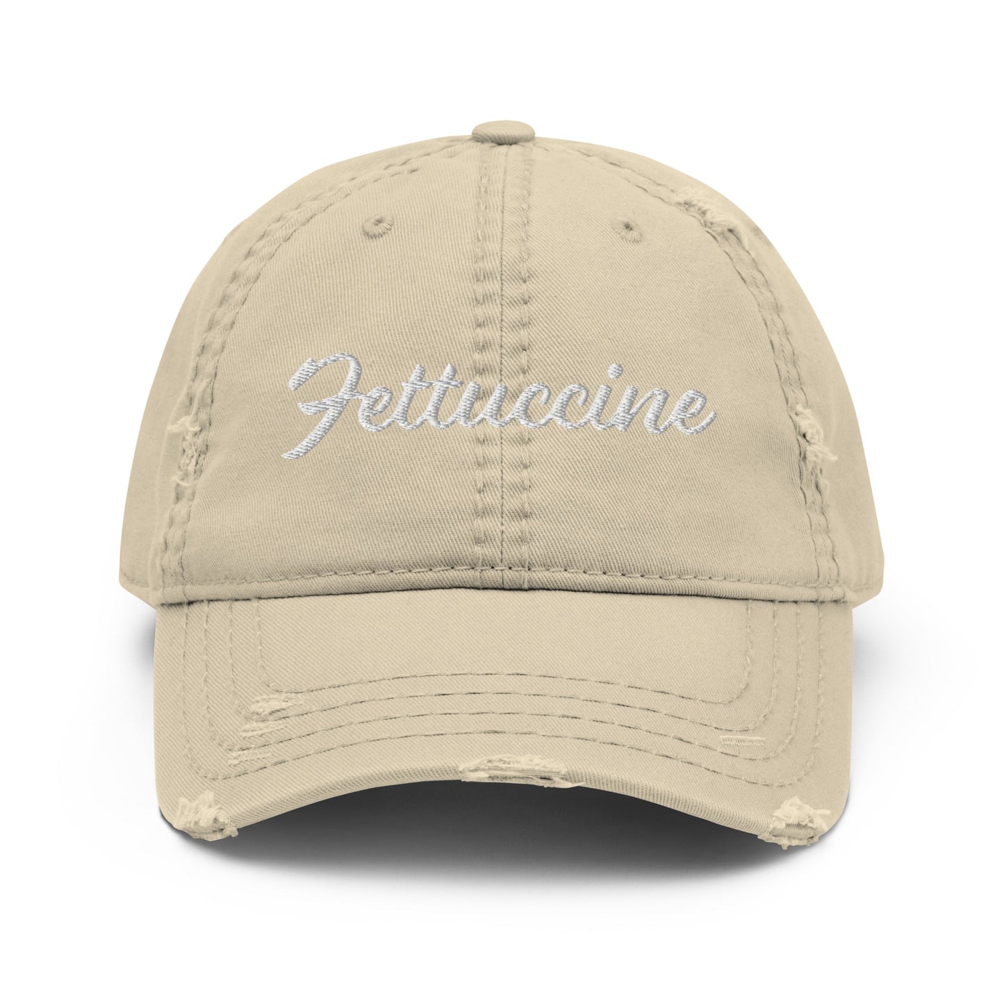 Fettuccine Distressed Dad Hat - ninanush