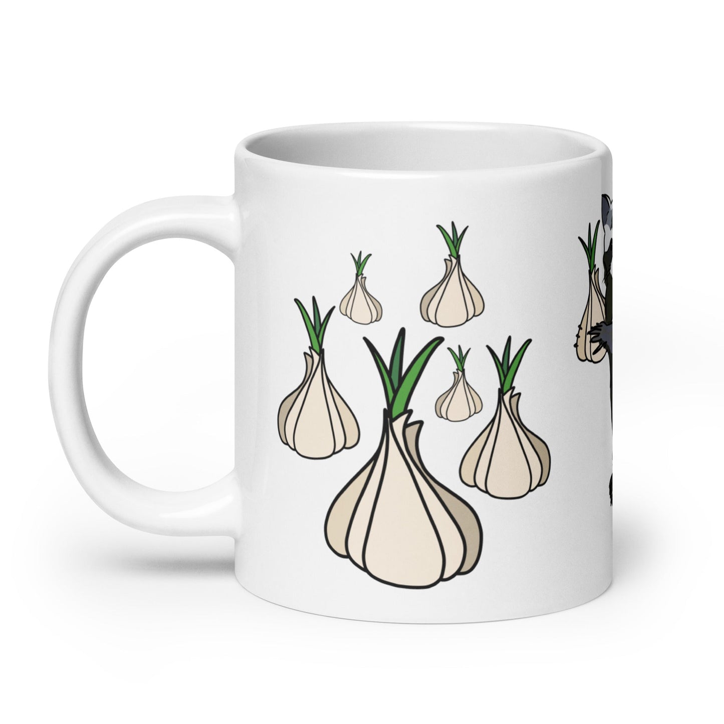 Garlic Raccoon Mug - ninanush