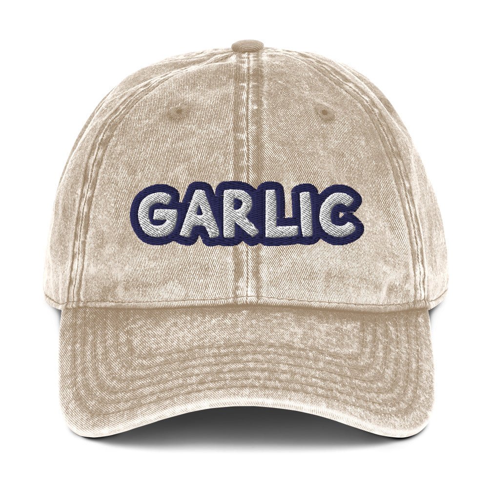 Garlic Vintage Dad Hat - ninanush