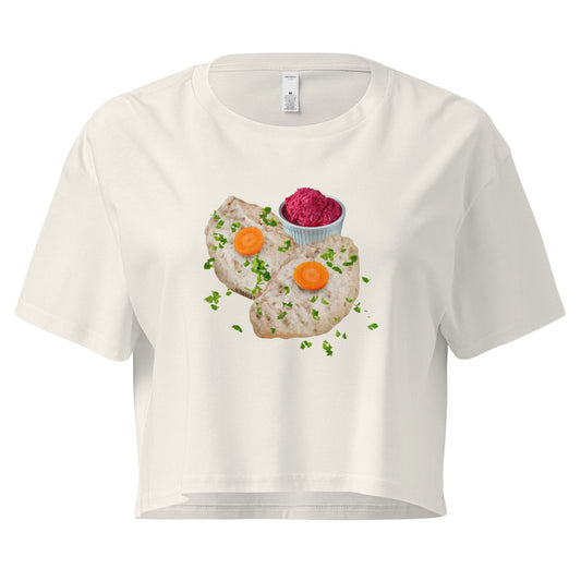 Gefilte Fish Crop Tee - ninanush