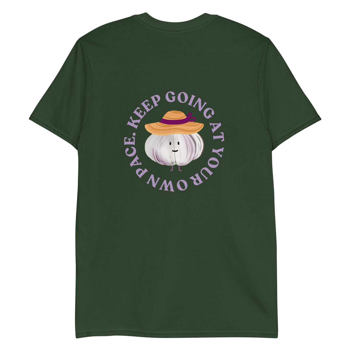 Keep Going At Your Own Pace Garlic T-Shirt - ninanush