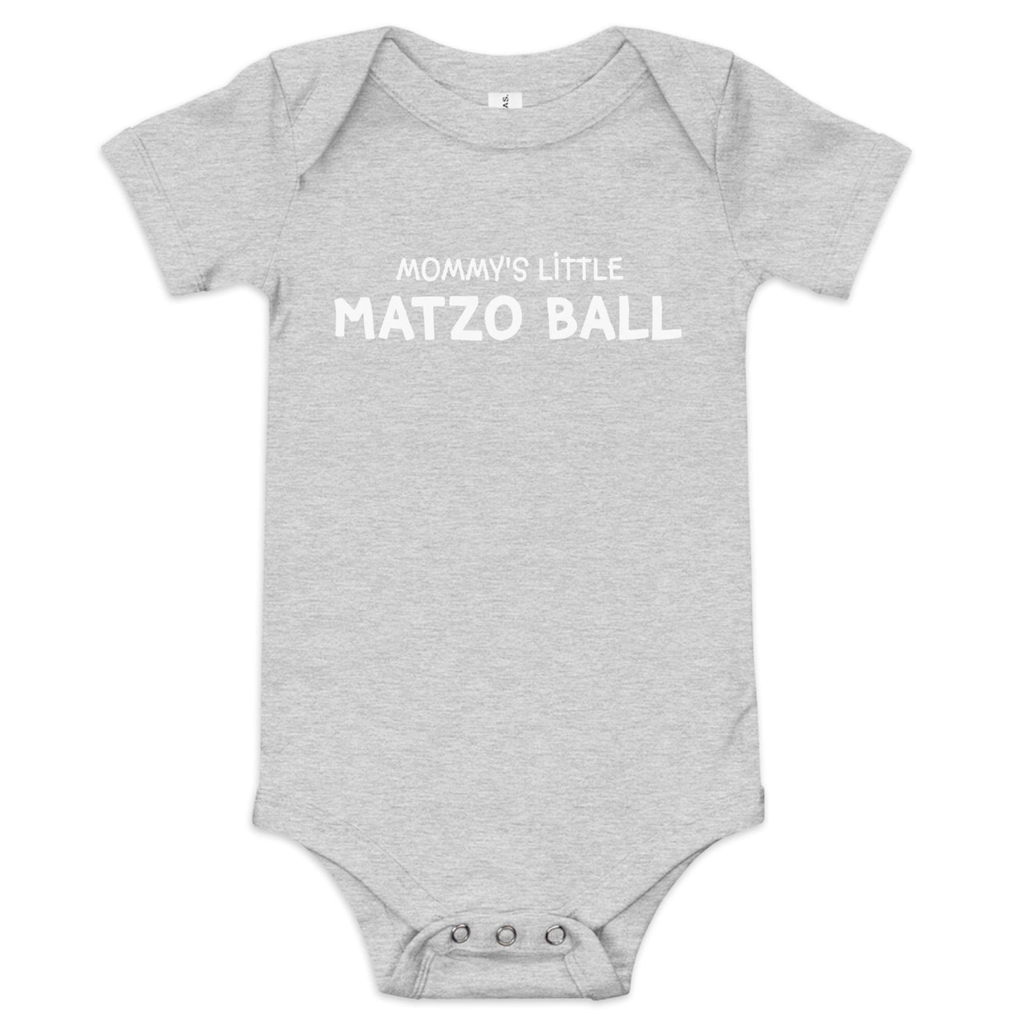 Mommy's Little Matzo Ball Baby Short Sleeve Onesie - ninanush