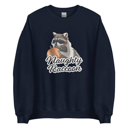 Naughty Pumpkin Raccoon Sweatshirt - ninanush