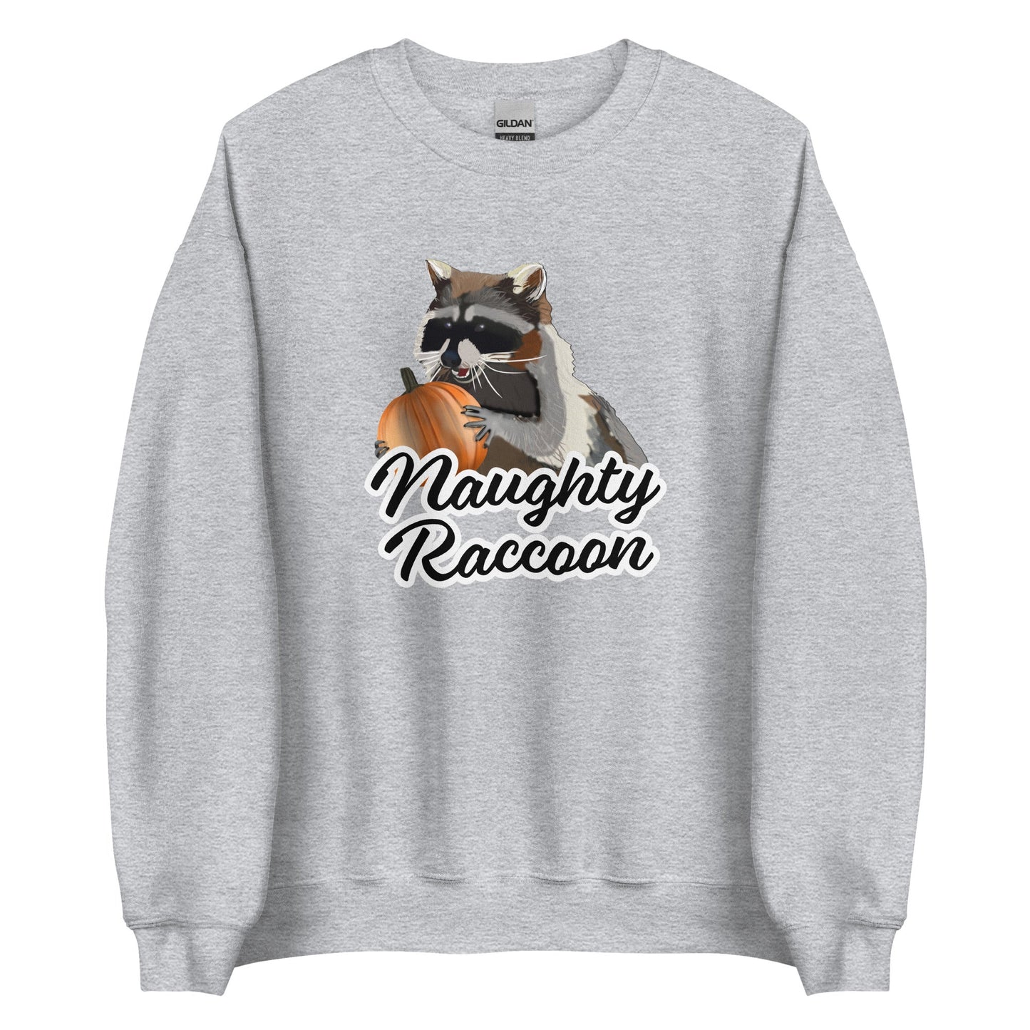 Naughty Pumpkin Raccoon Sweatshirt - ninanush