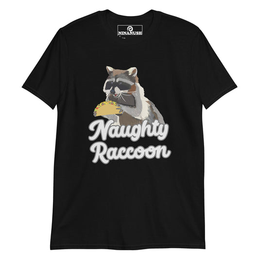 Naughty Raccoon Taco T-Shirt - ninanush