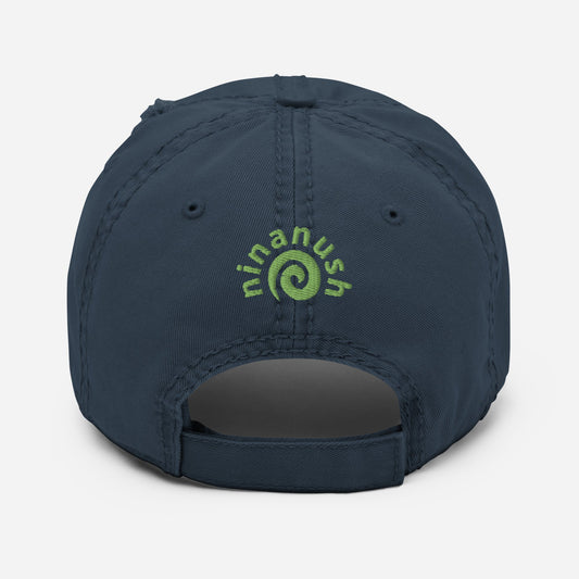 Pickle Lady Distressed Dad Hat - ninanush
