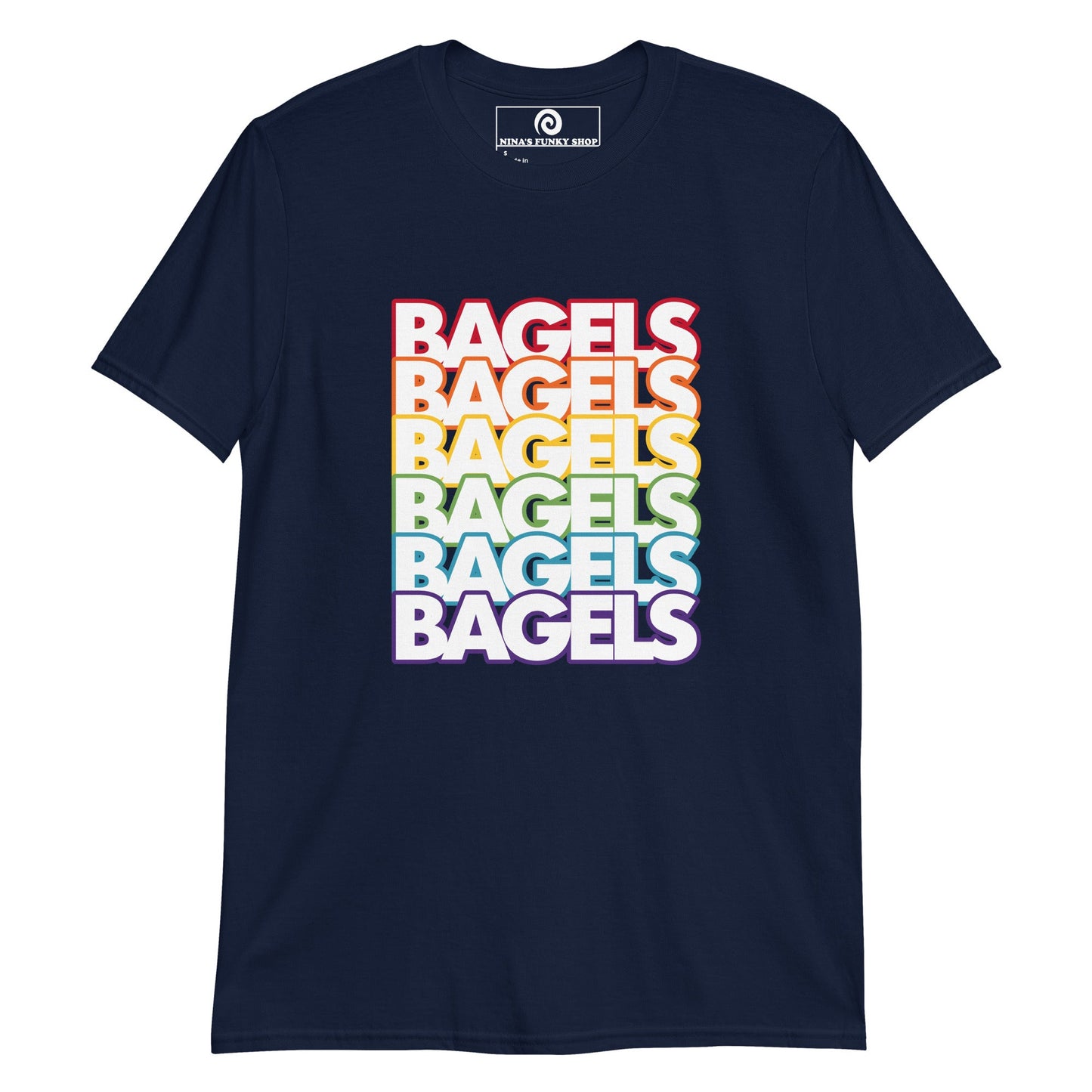 Rainbow Bagel Pride T-Shirt - ninanush