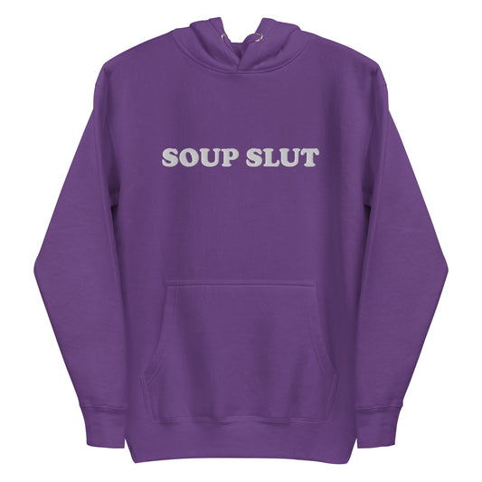 Soup Slut Embroidered Hoodie - ninanush