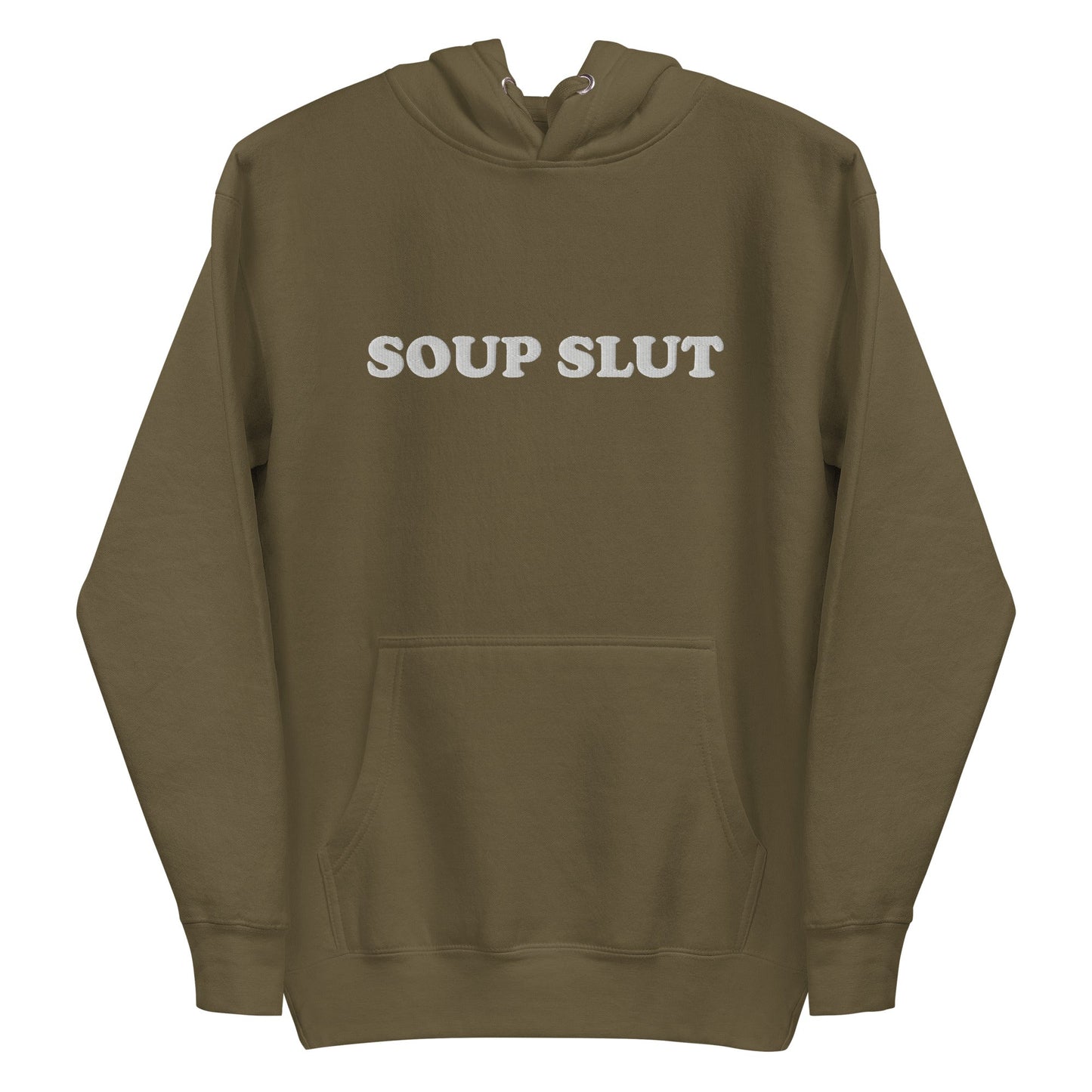 Soup Slut Embroidered Hoodie - ninanush