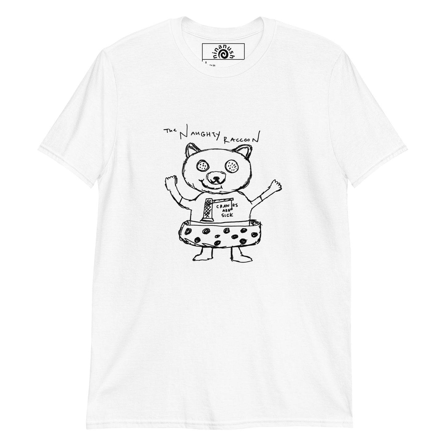 The Naughty Raccoon Beach Day T-Shirt - ninanush