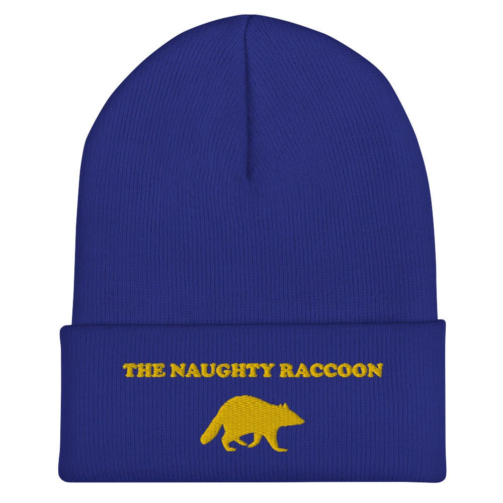 The Naughty Raccoon Cuffed Beanie - ninanush