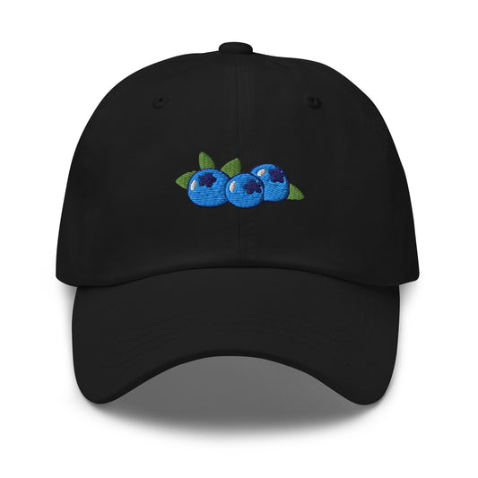 Three Blueberries Dad Hat - ninanush
