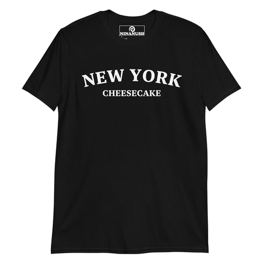 Black New York Cheesecake sweatshirt - What your favorite kinds of cheesecake? This New York cheesecake shirt is soft, comfortable, designed for cheese cake lovers and made just for you. It's a funny college-style food shirt that is sure to stand out and make a statement. Eat cheesecake foodie t-shirt or give it as a funny gift for a fellow food enthusiast.