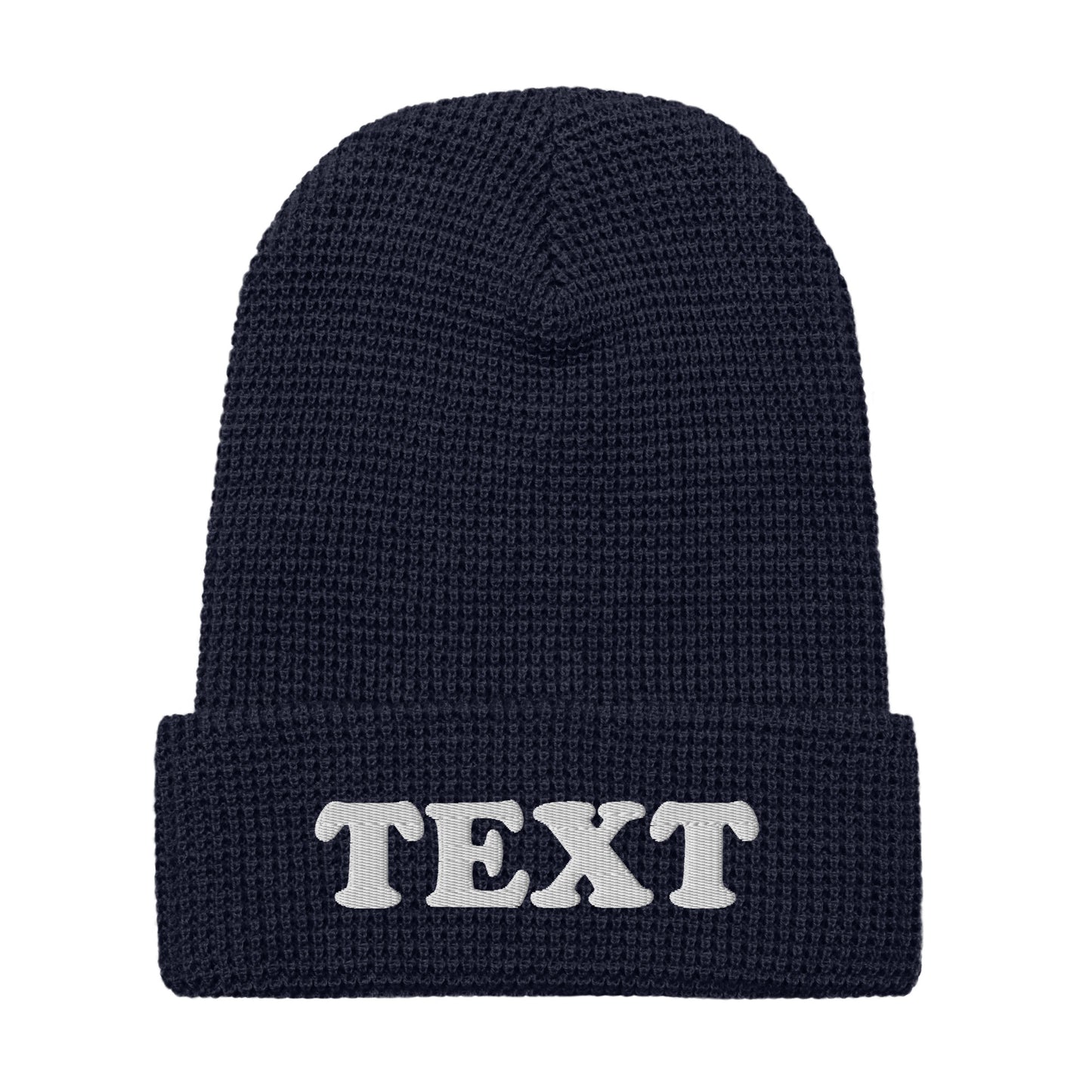Customizable Waffle Beanie