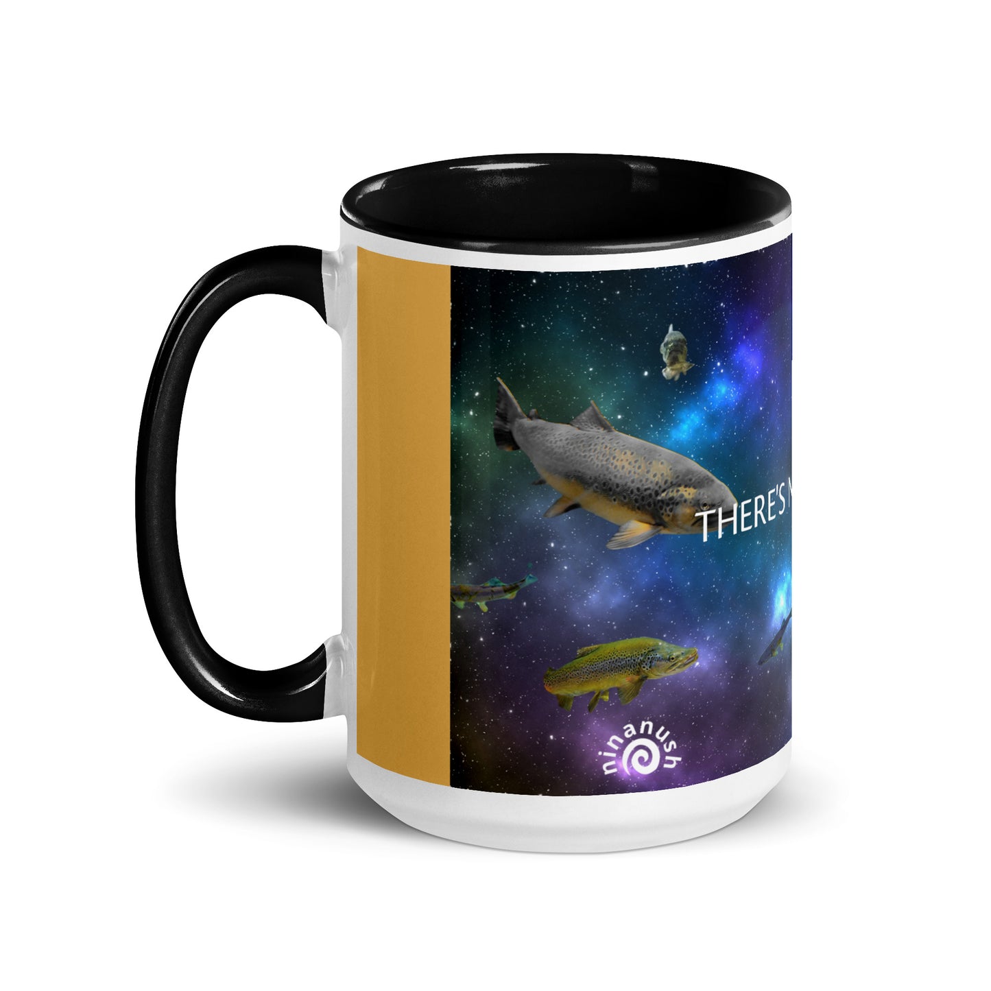 Add a little personality to your mug collection with this funky mug with an original design of trouterspace and the meaningful saying, "There's No Planet B". This unique ceramic mug comes in a variety of colors, the design is hand drawn by Nina and it's made just for you.