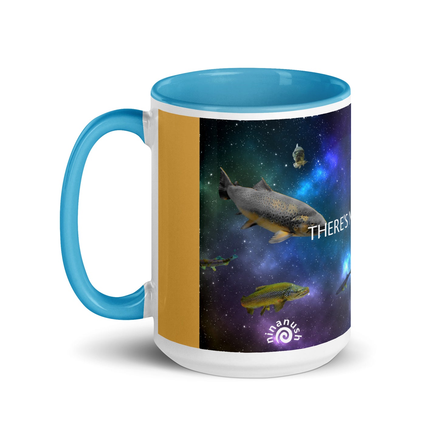Add a little personality to your mug collection with this funky mug with an original design of trouterspace and the meaningful saying, "There's No Planet B". This unique ceramic mug comes in a variety of colors, the design is hand drawn by Nina and it's made just for you.