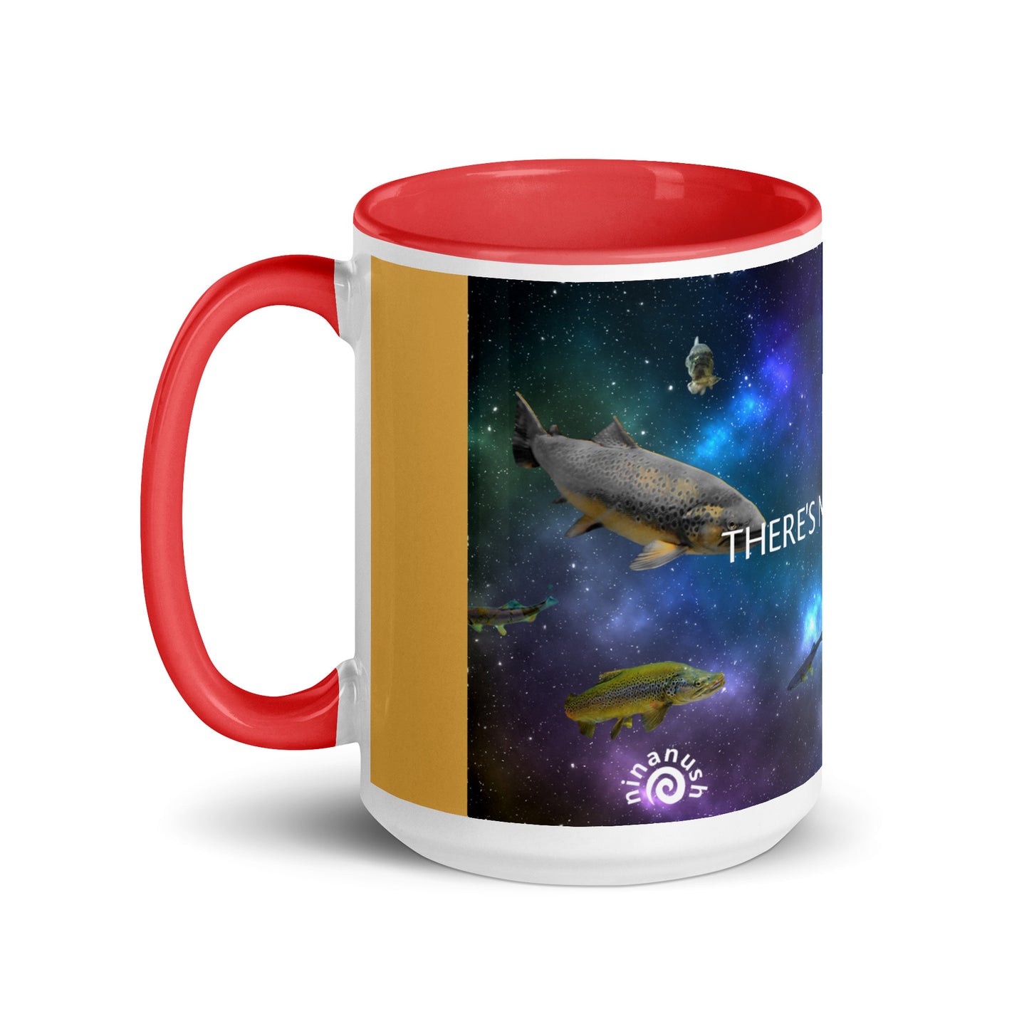 Add a little personality to your mug collection with this funky mug with an original design of trouterspace and the meaningful saying, "There's No Planet B". This unique ceramic mug comes in a variety of colors, the design is hand drawn by Nina and it's made just for you.