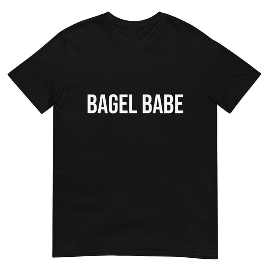 Bagel Babe T-Shirt, White - ninanush