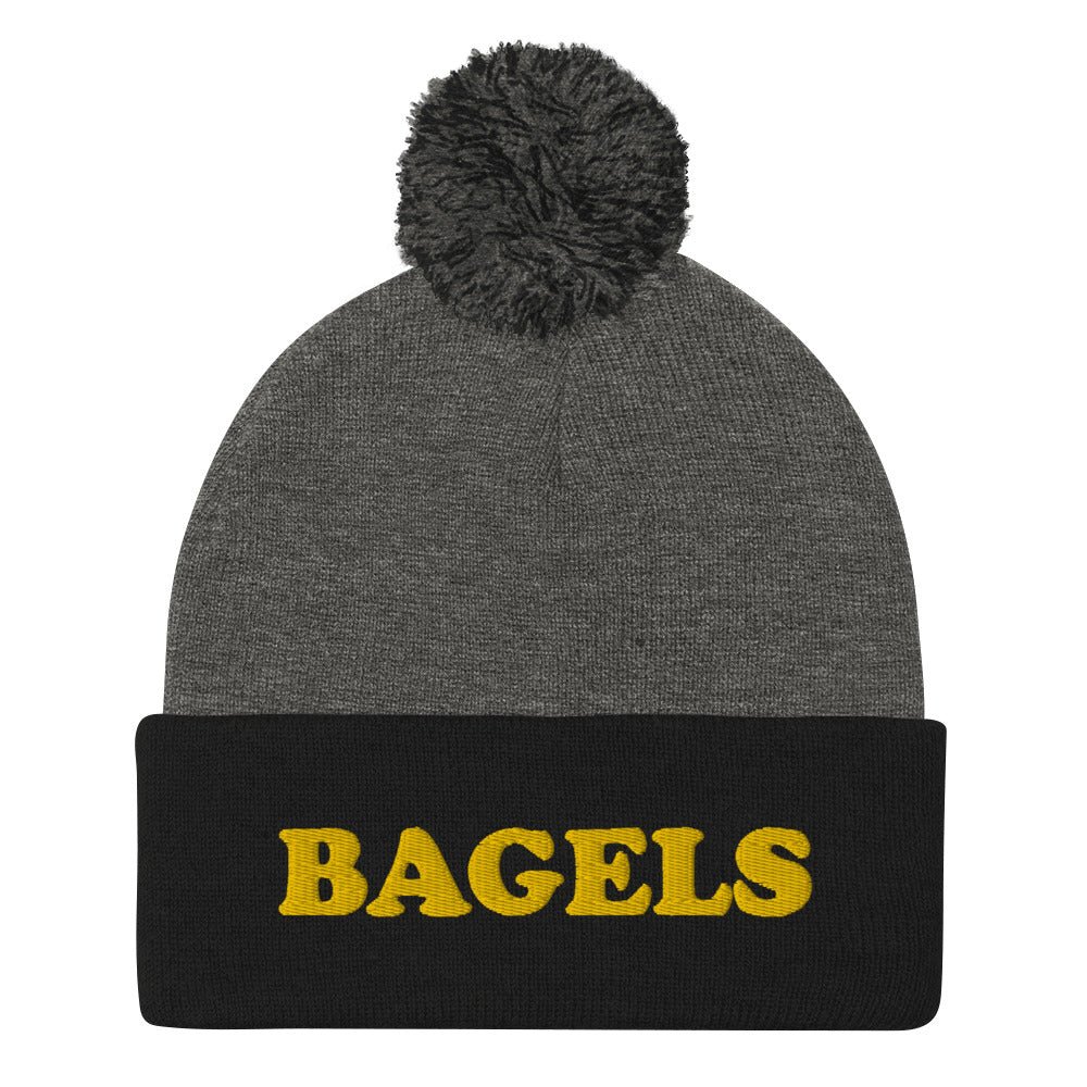 Bagels Beanie - Yellow Embroidery - ninanush